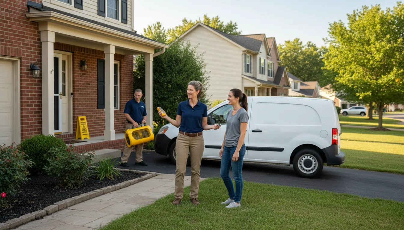 Water restoration image for Fire And Smoke Damage Restoration in Burneyville, OK
